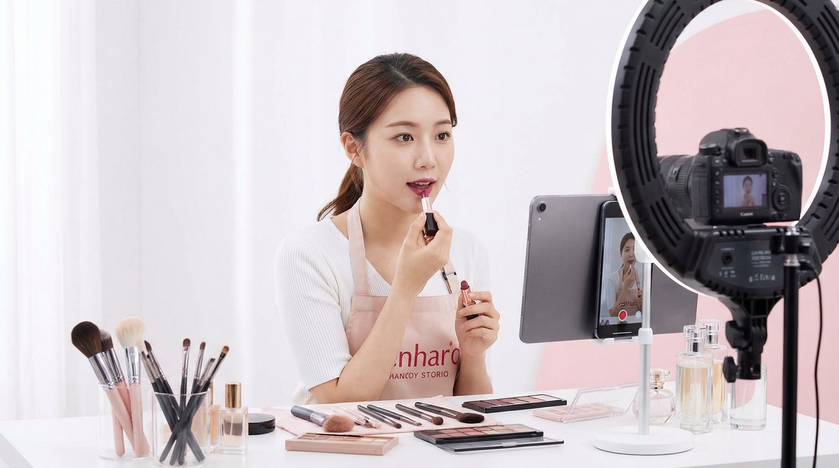 黄色仓库美妆视频教程